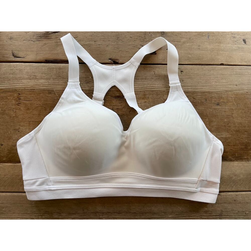 Victoria's Secret VSX VS White 40DD Incredible Plunge Sport Bra VS